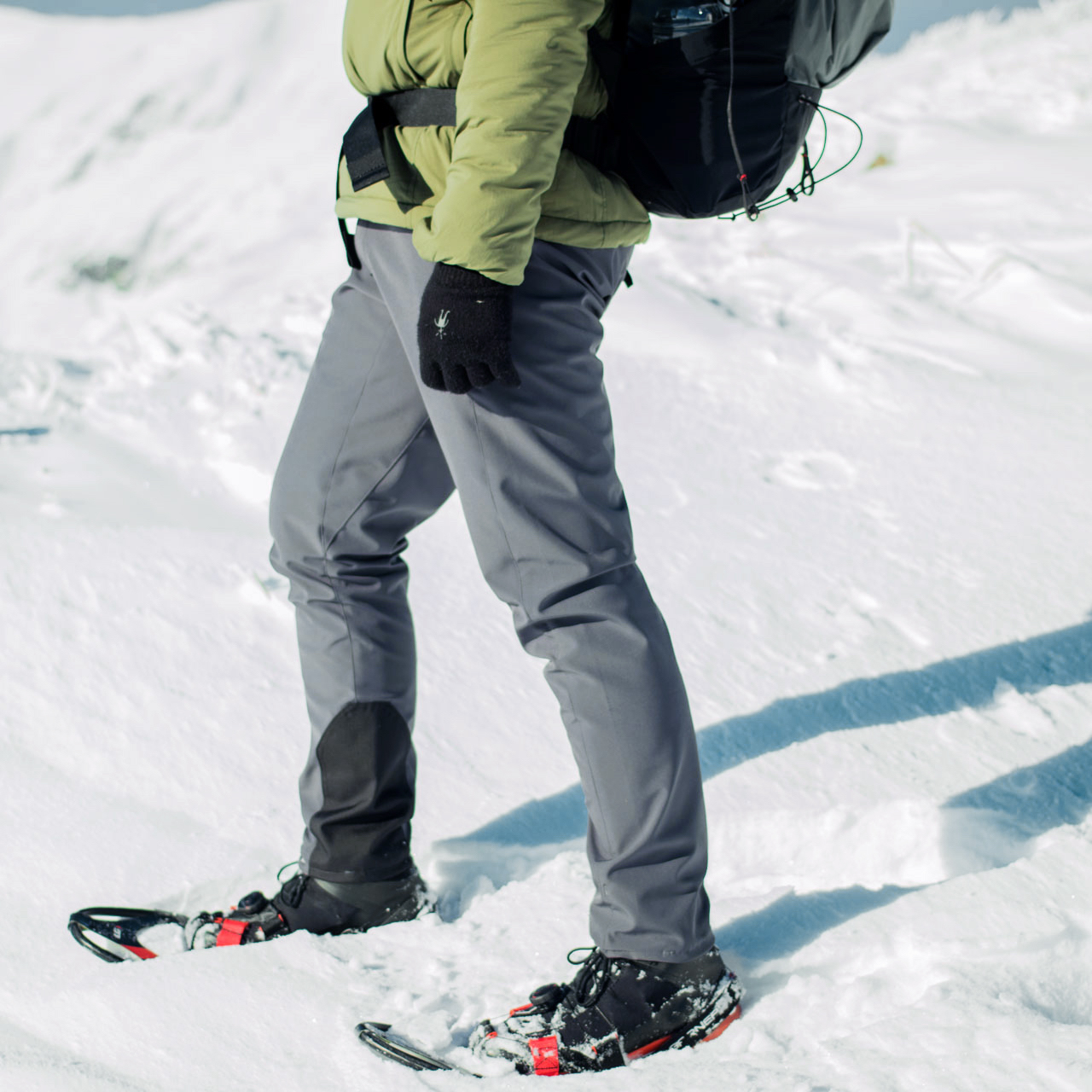 山と道 winter hike pants black M - 登山用品