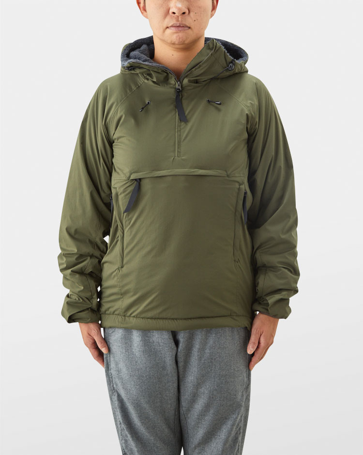 山と道 Alpha Anorak - Unisex / Olive / XL