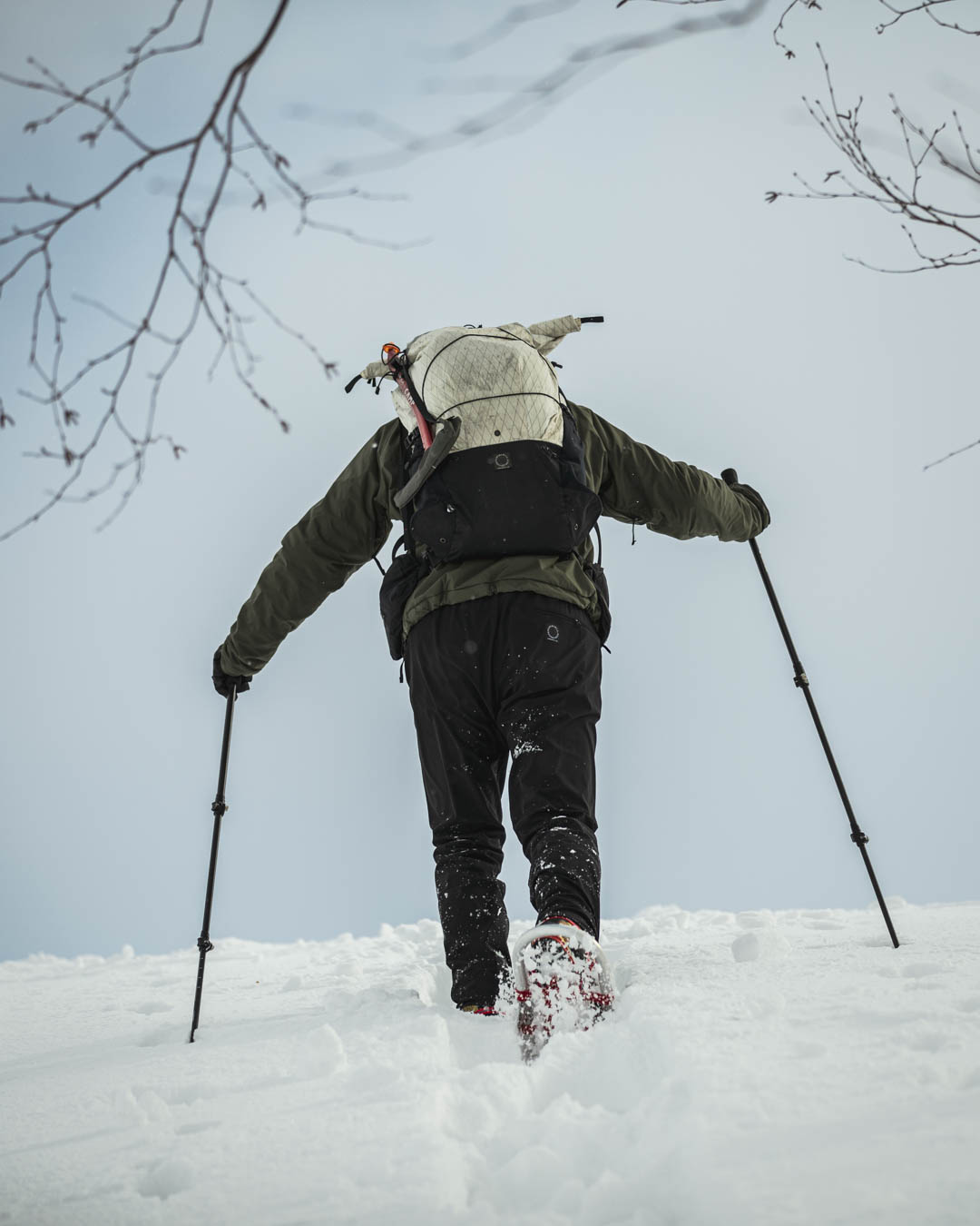 山と道　winter hike pants black M