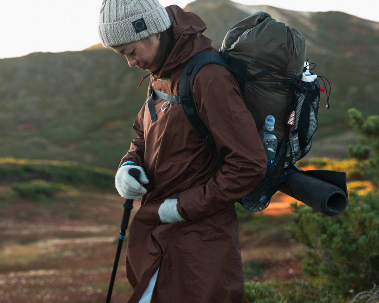 UL All-weather Long Hoody | 山と道 U.L. HIKE & BACKPACKING