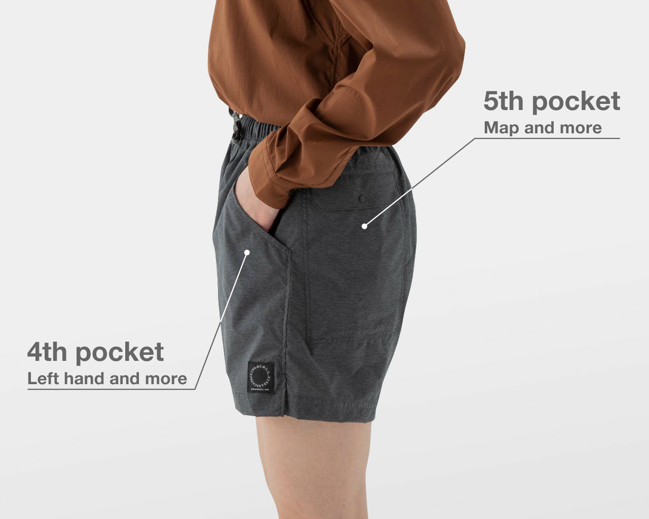 Light 5-Pocket Shorts | 山と道 U.L. HIKE & BACKPACKING