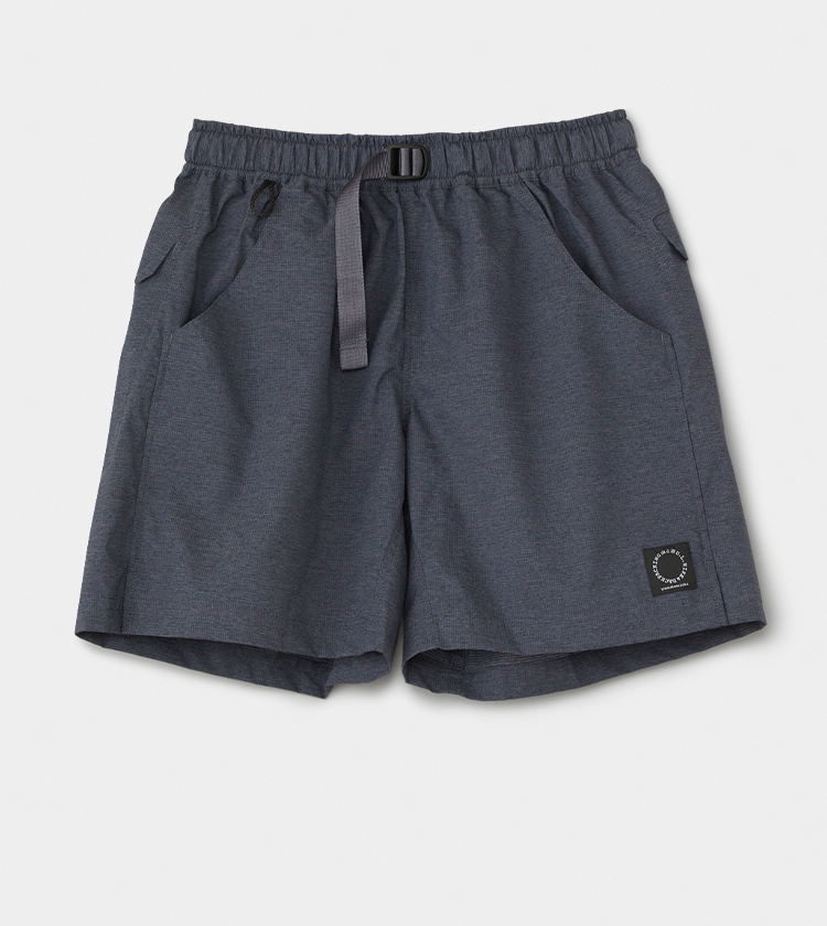 山と道　5-Pockets Shorts - L / Black