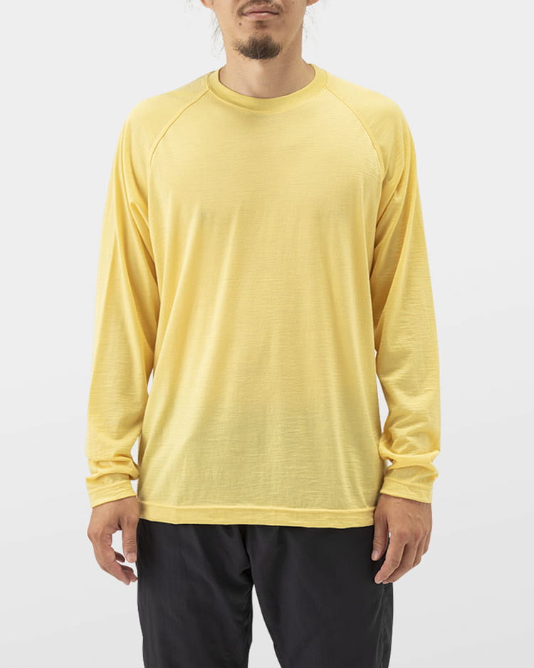 100% Merino LightLong Sleeve | 山と道 U.L. HIKE & BACKPACKING