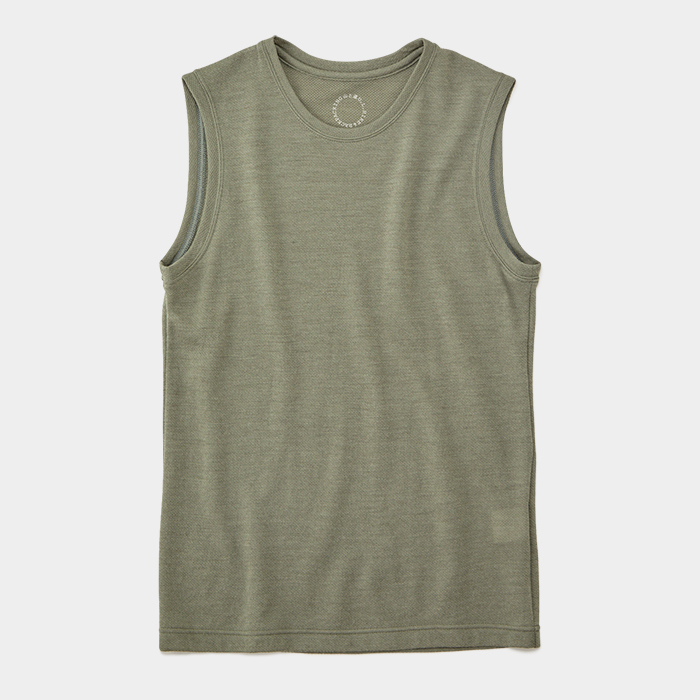 DF Mesh Merino Sleeveless | Yamatomichi U.L. HIKE & BACKPACKING