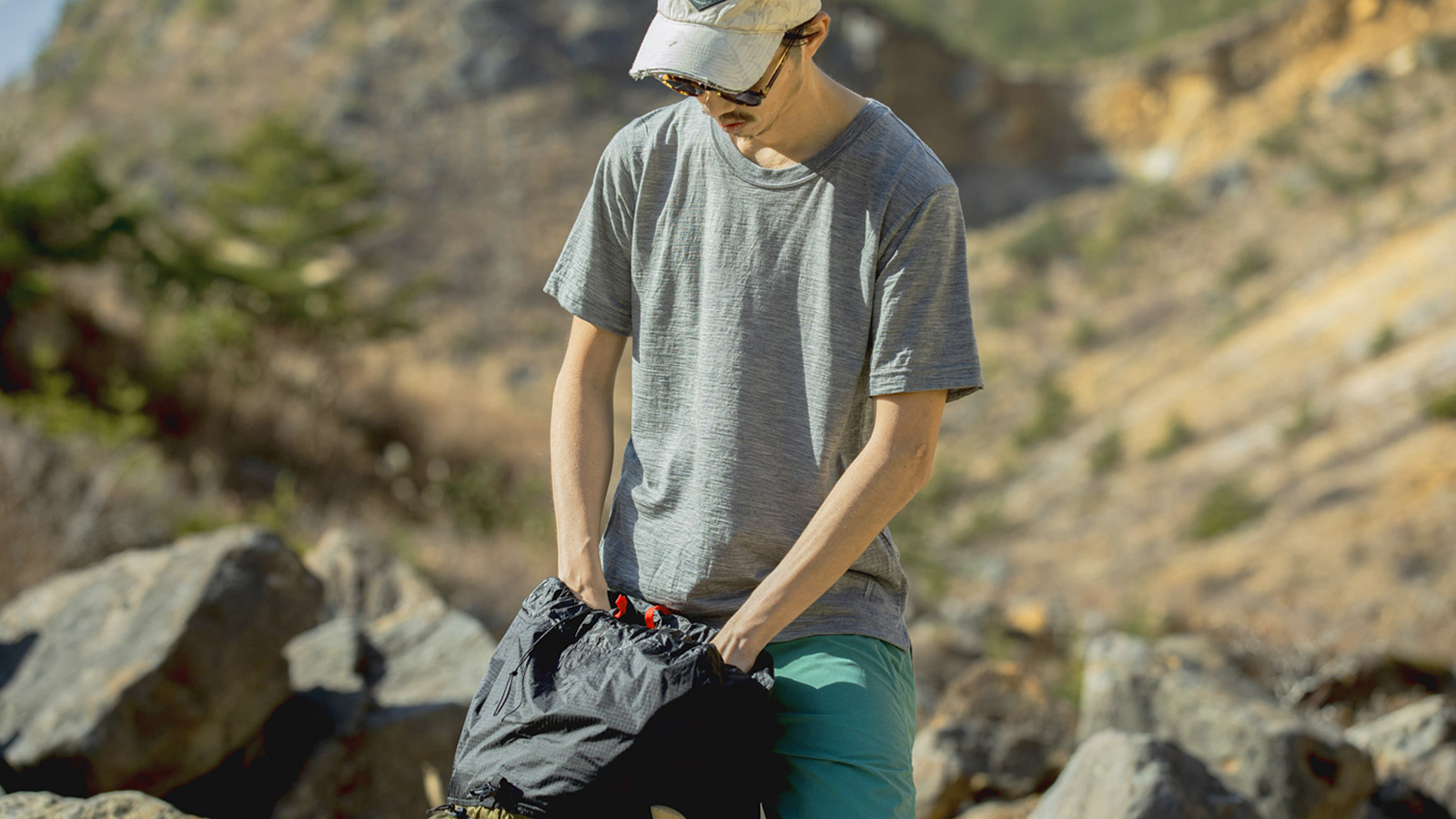 山と道 100% Merino Light Crew Neck ユニセックスXS-