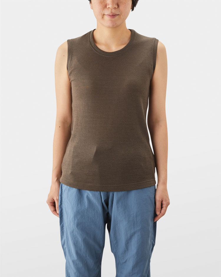 ロングセラー 山と道 DF Mesh Merino Sleeveless MEN XLサイズ - トップス