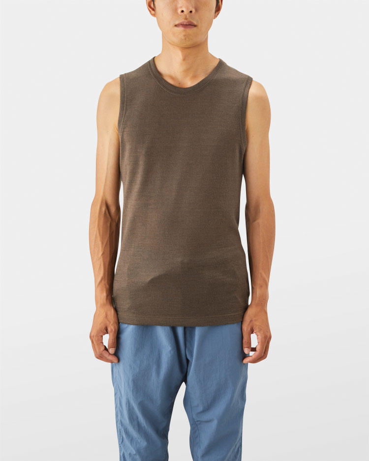 DF Mesh Merino Sleeveless - 山と道