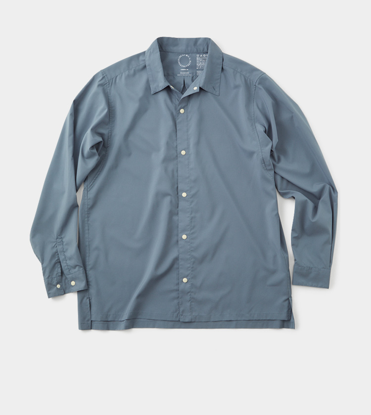 セール品の値段  Mサイズ Gray Blue Shirt UL 山と道 シャツ