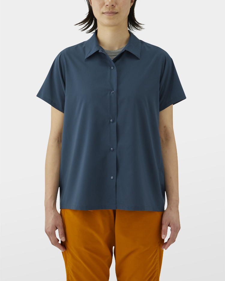 UL Short Sleeve Shirt Lsize NAVY - その他