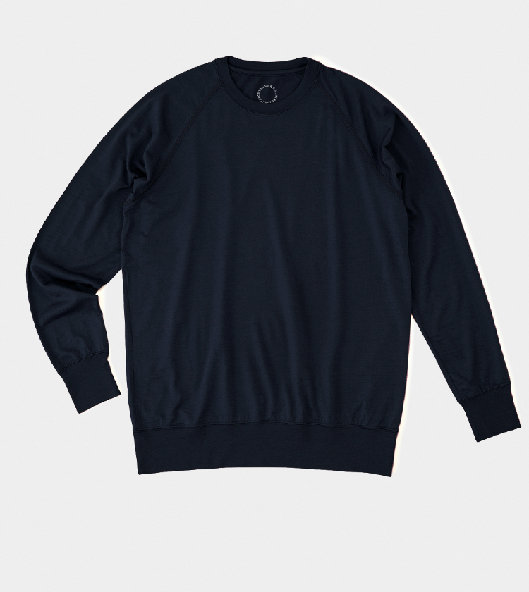 100% Merino Pullover | 山と道 U.L. HIKE & BACKPACKING