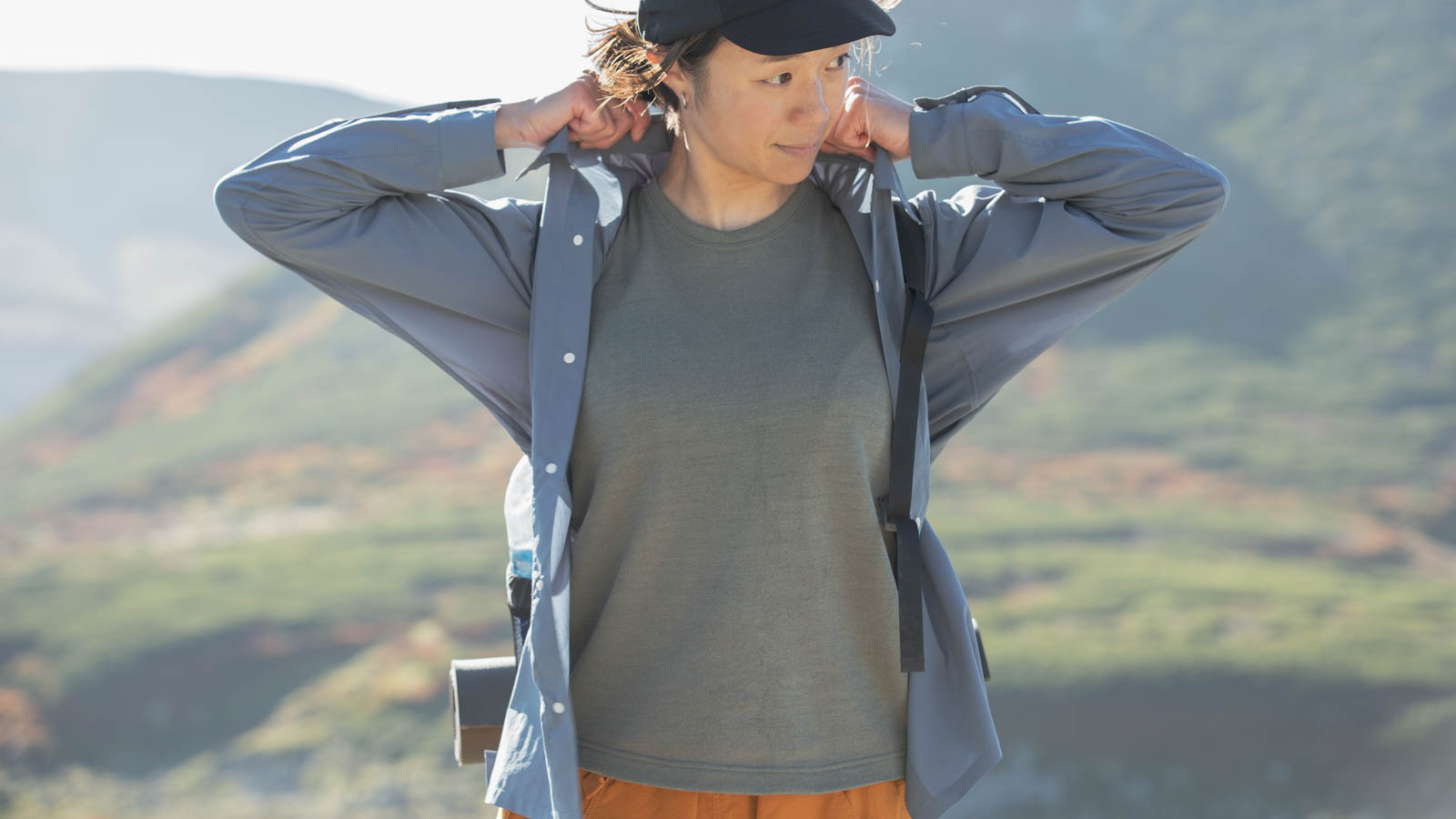 山と道 DF Mesh Merino Sleeveless(Ivory) トップス