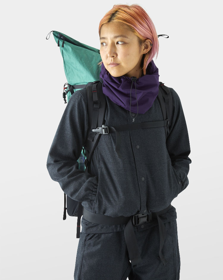 山と道 only hood オンリーフード storm gray - 登山用品