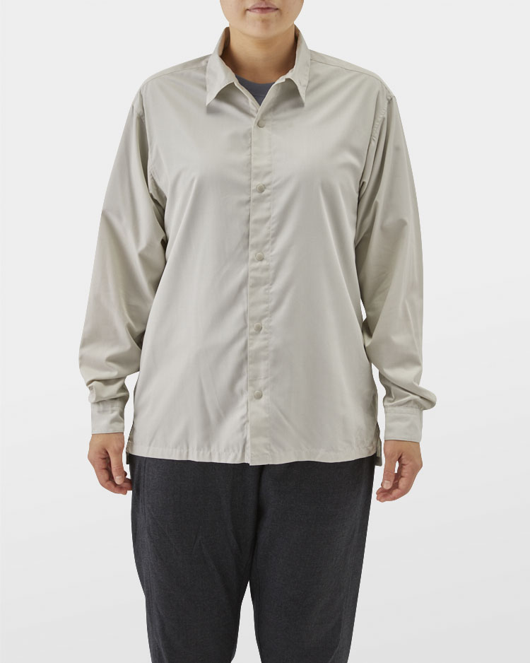 山と道 バンブーシャツ Bamboo shirt nomad ユニセックスXS - 登山用品