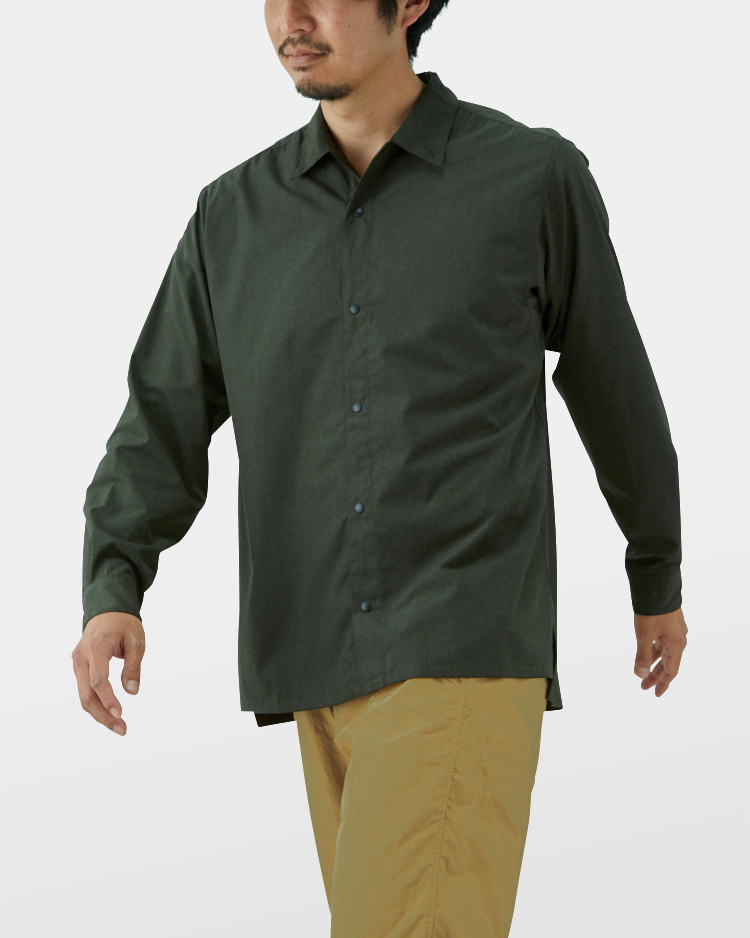 山と道 Bamboo Shirt バンブーシャツ ノマド M - トップス