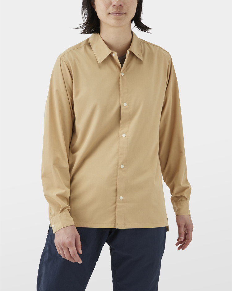 山と道 bamboo shirt nomad XS(unisex)レディース - www 