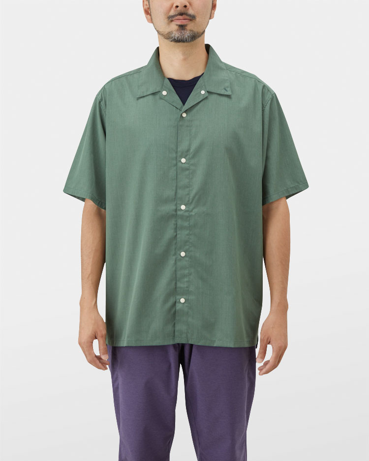 Bamboo Short Sleeve Shirt - 山と道