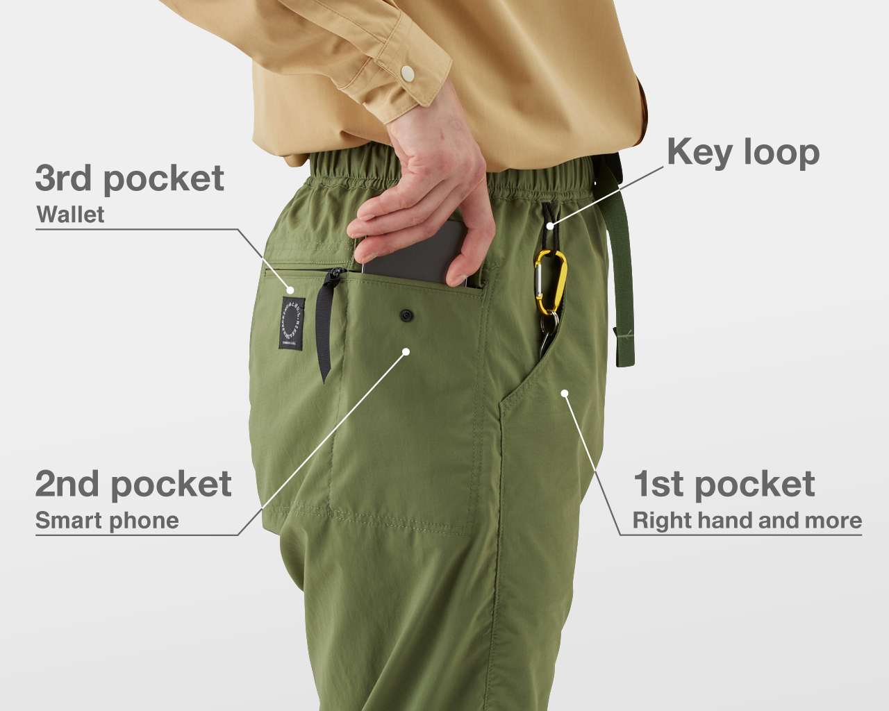 DW 5-Pocket Pants | 山と道 U.L. HIKE  BACKPACKING